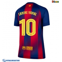 Fotballdrakt Dame Barcelona Lamine Yamal #10 Hjemmedrakt 2025-26 Kortermet